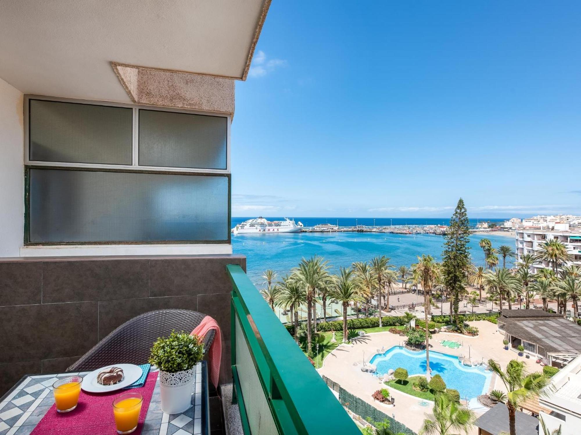 603 Comodoro Studio Beach Front Los Cristianos  Exterior foto