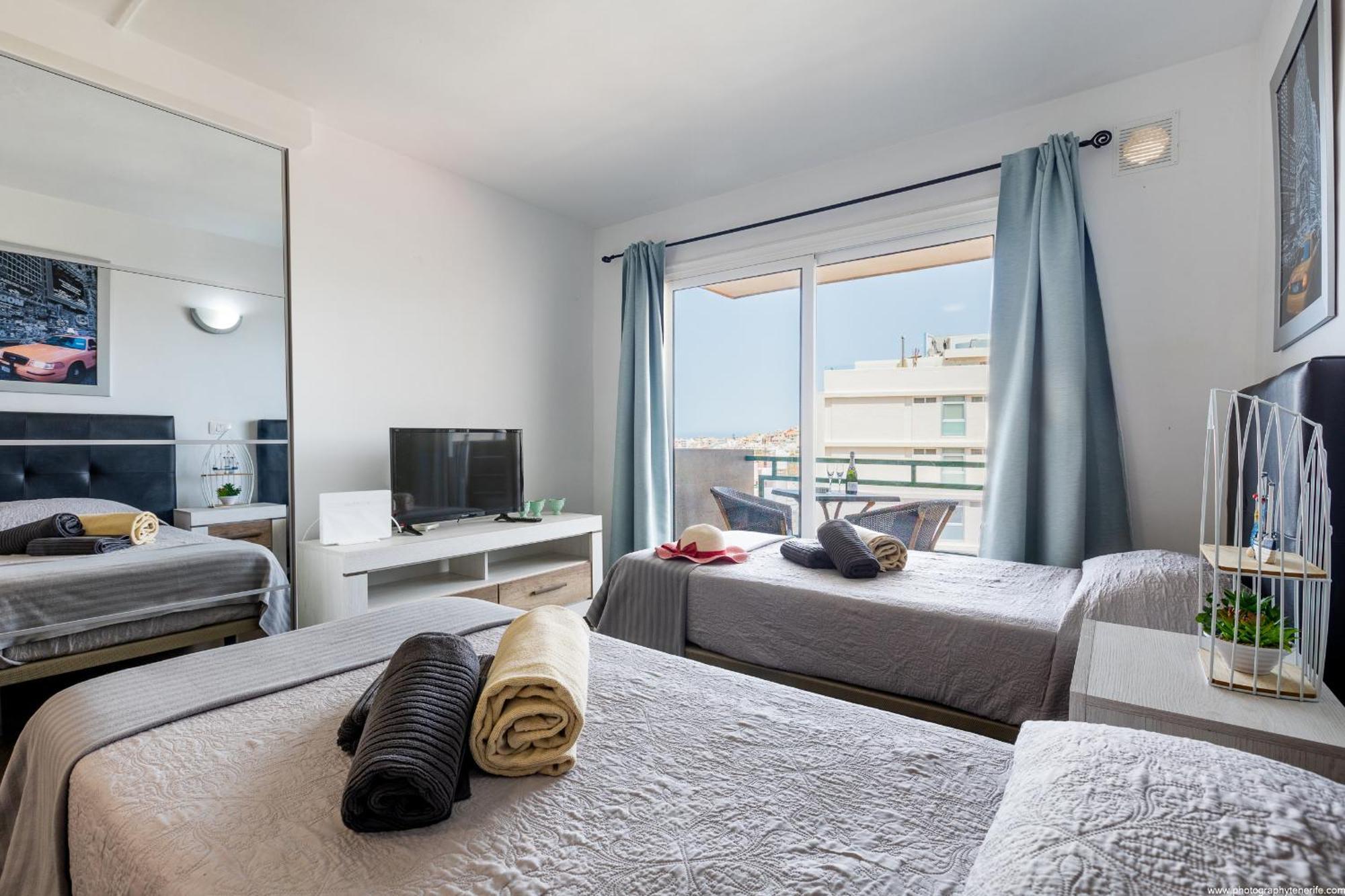 603 Comodoro Studio Beach Front Los Cristianos  Exterior foto